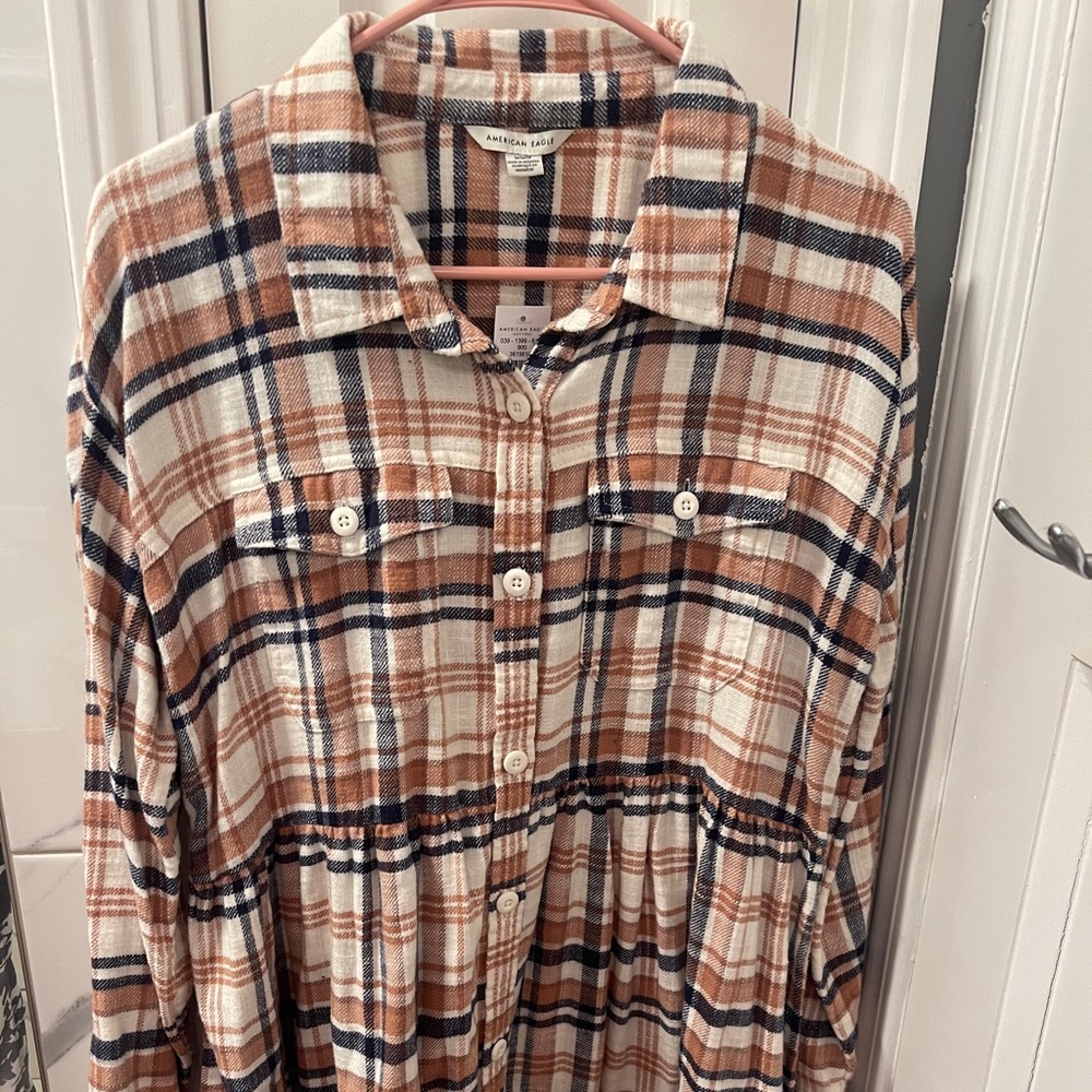 American Eagle Flannel Dress